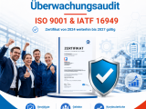 Erfolgreiches Überwachungsaudit TÜV SÜD