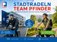 TEAM PFINDER beim STADTRADELN: Gemeinsam Kilometer sammeln