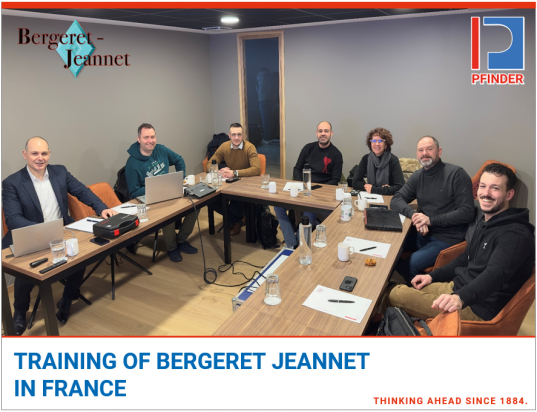 在法国接受 Bergeret Jeannet 培训