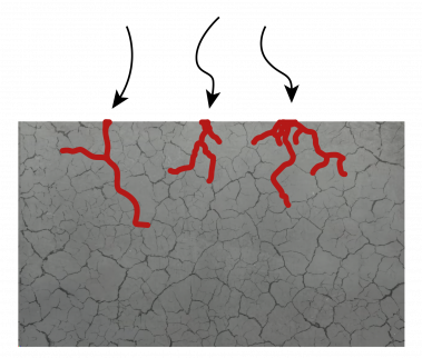 Spannungsrisskorrosion an Korngrenzen