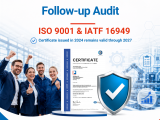 Successful Follow-Up Audit by TÜV SÜD